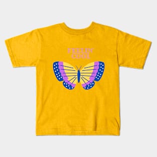 Colorful Butterfly Kids T-Shirt